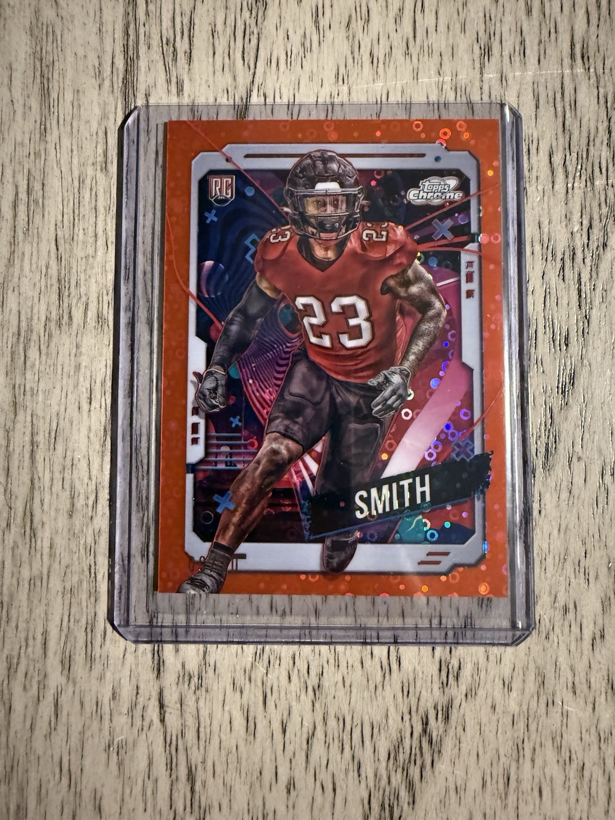 Tykee Smith Topps Cosmic Chrome #190 Orange Galactic
