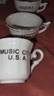 lot 10 Mini Tea Cups Travel Souvenir Mugs Porcelain Mugs Collector's states etc — photo 7