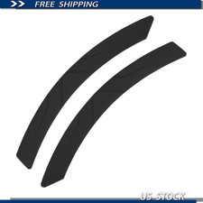 Silicone Anti-collision Sticker 2pcs Black Car Body Edge And Bumper