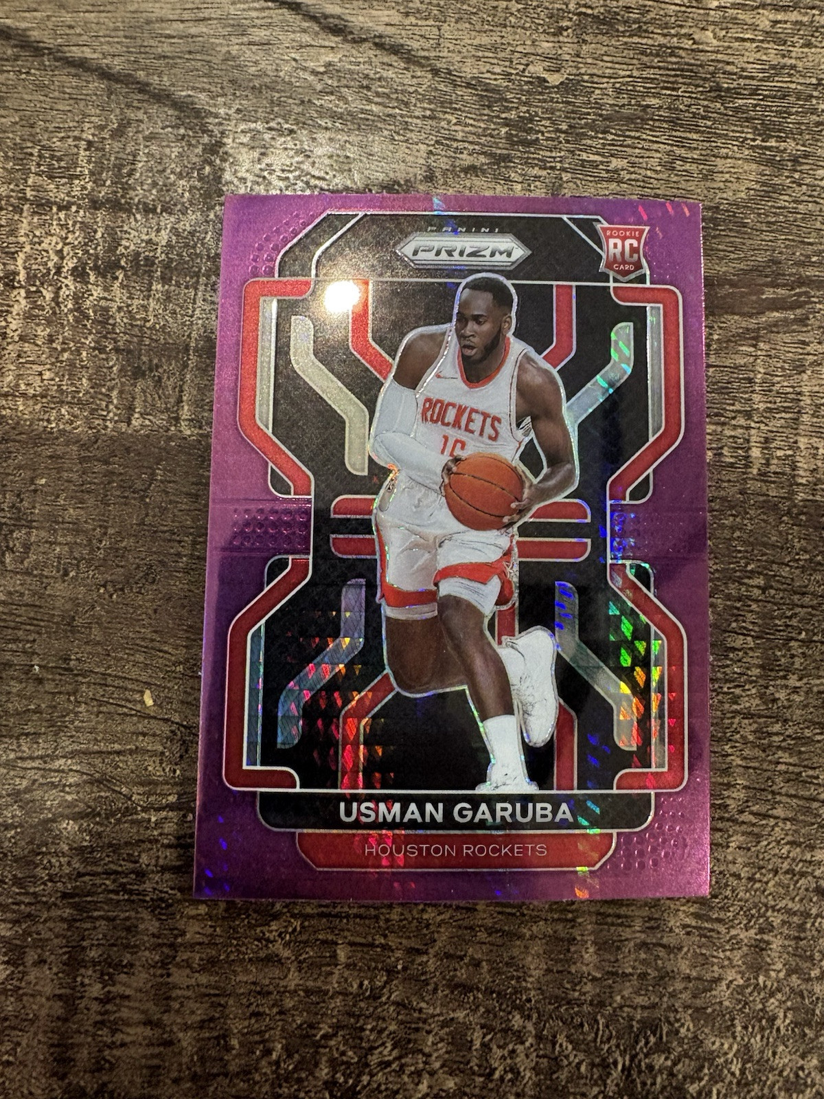 2021/22 Panini Prizm Usman Garuba ROOKIE Purple Hyper Prizm SP