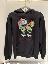 Rick and Morty Hoodie In Black-Size Small