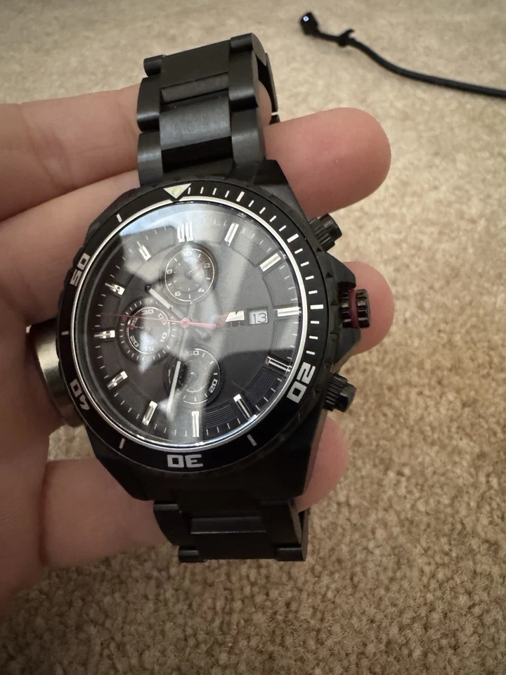 BMW Motorsport M5 M Power Racing Black GTR Car Accessory Sport Chronograph Watch - Image 2 of 4