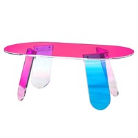 Uimoso Bunter Beistelltisch FüR Wohnzimmer, Nachttisch Oder Sofatisch 95X50 Cm