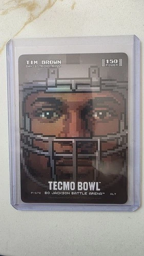 2026 Bo Jackson Battle Arena Tecmo Bowl Tim Brown Release Day 1 Promo ALT P-172