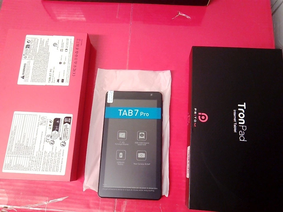 NO SIM 7 Pollici Android 14 Tablet 8 GB RAM 64 GB ROM, 8 Core, 5G Wifi NO SIM - Immagine 2 di 4