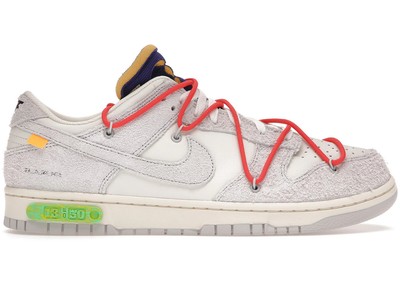 Size 10.5M/12W - Nike Dunk Low Off-White Lot 13 DJ0950-110 