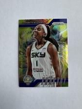 Elizabeth Williams 2024 Panini Prizm WNBA Blue /49 Prizm Fractal #14 Chicago Sky