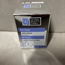 Crema para la piel Global Beauty Care retinol 1,7 OZ antienvejecimiento NUEVA CAJA SELLADA