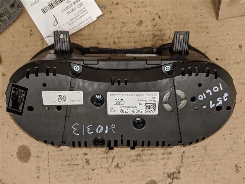 Speedometer Cluster Sedan MPH ID 8V0920971Q Fits 16 AUDI A3 298154   - Image 2 of 2