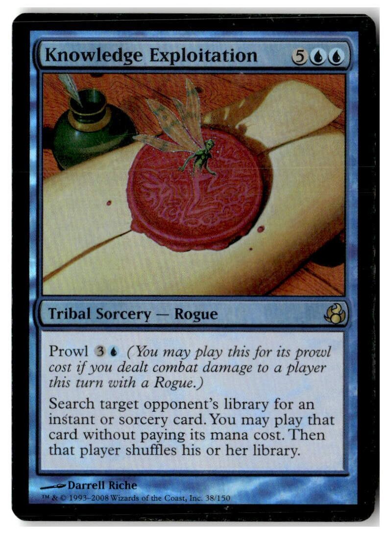 MTG Foil Knowledge Exploitation - Morningtide Heavily Played English