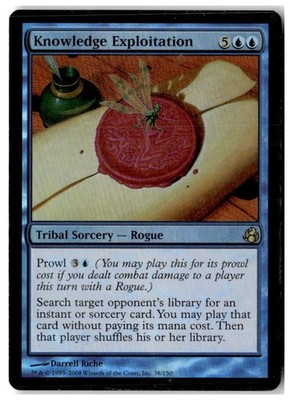 MTG Foil Knowledge Exploitation - Morningtide Heavily Played English