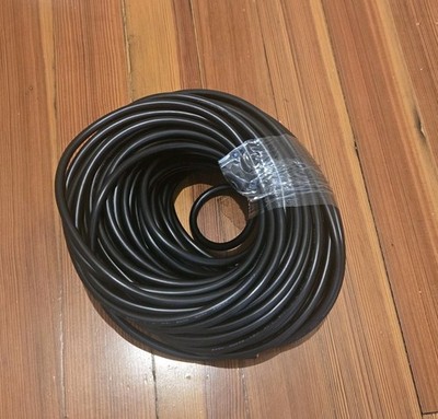 100 FT 20AWG 7 Conductor Wire Cable Black PVC Stranded Copper 300V Multi-Core