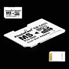 For Sony PSP MicroSDHC to Memory Stick MS Pro Duo Card Adapter, Double TF slot