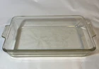 Vintage 50's era PYREX #231  10" X 6" Clear Glass Baking Dish, Made In USA