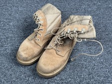 Vibram Mondo PT Genuine Combat Boots Shoe Size 4 W Made In USA Desert Tan