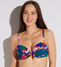 Pour Moi 27900 Antigua Frill Padded Underwire Swim Top