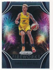 CANDICE DUPREE 2020 PANINI PRIZM FIREWORKS #14 WNBA INDIANA FEVER MINT