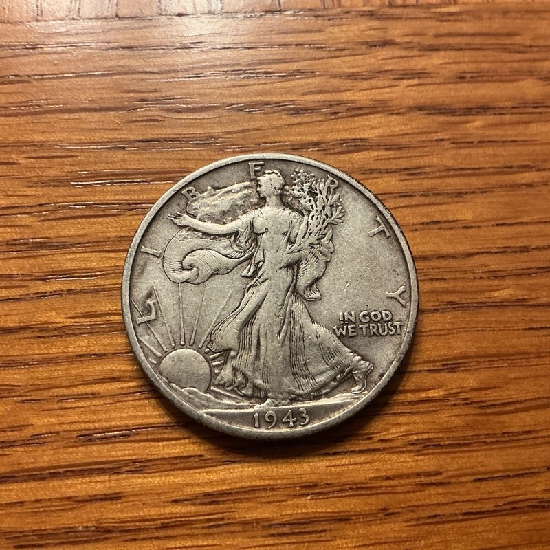 1943 D Walking Liberty Half Dollar