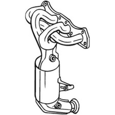 BOSAL Katalysator für Peugeot 207 CC WD_ 1.6 16V WA_ WC_ 1.4 4A_ 4C_ MINI