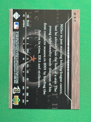 2002 Upper Deck Series Two Baseball Return of the Ace #RA7 Wade Miller - Picture 2 of 2