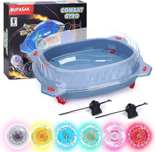 Light Ignite Spinning Tops Battle Set, with Stadium, 6 Light Ignite Spinning Top