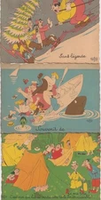 5 Cartes Postales DUBOUT  -  Années 1957 & 1958 -