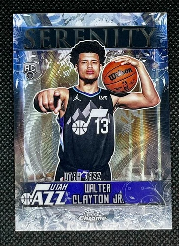 2025 Topps Chrome Walter Clayton Jr. Base (RAW)