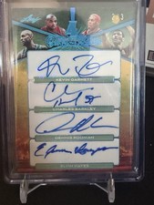 2025 Leaf Glory of the Game Garnett Barkley Rodman Elvin Hayes Quad Auto 2/3