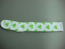 NWOT Women's Spike It Volleyball All Sport Sock Size Med. White/Lime 1 Pair #17