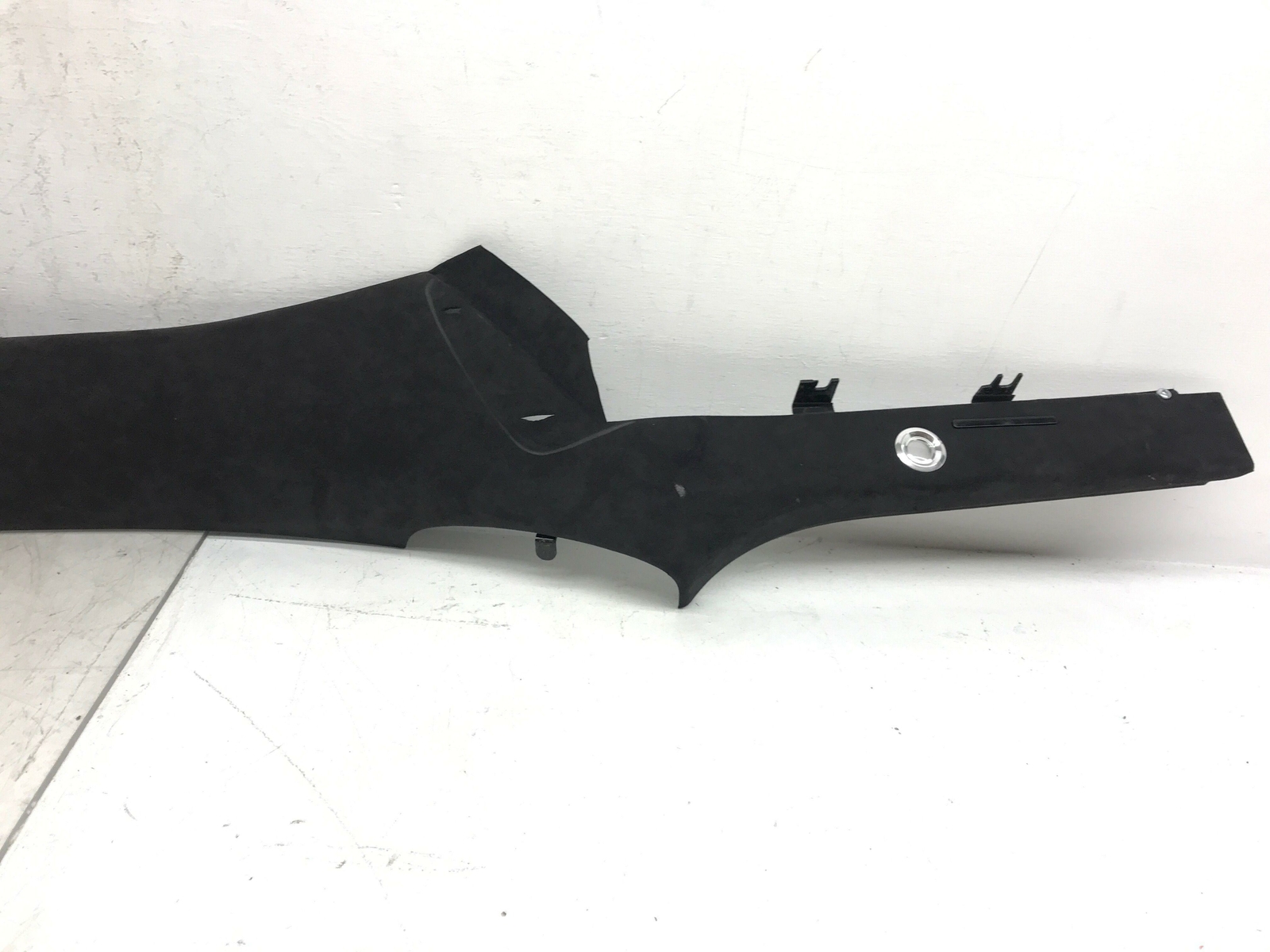 ASTON MARTIN RAPIDE LEFT REAR ROOF C PILLAR TRIM PANEL COVER BLACK SUEDE OEM