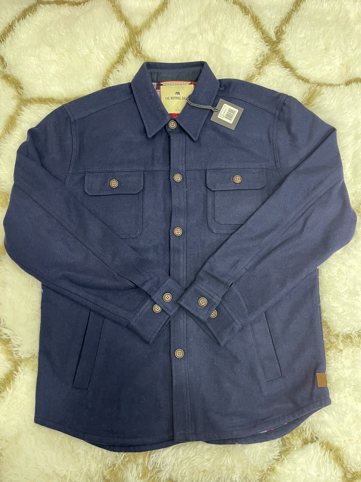 NWT Normal Brand Brightside Flannel-Lined Work Jacket Men's Size L