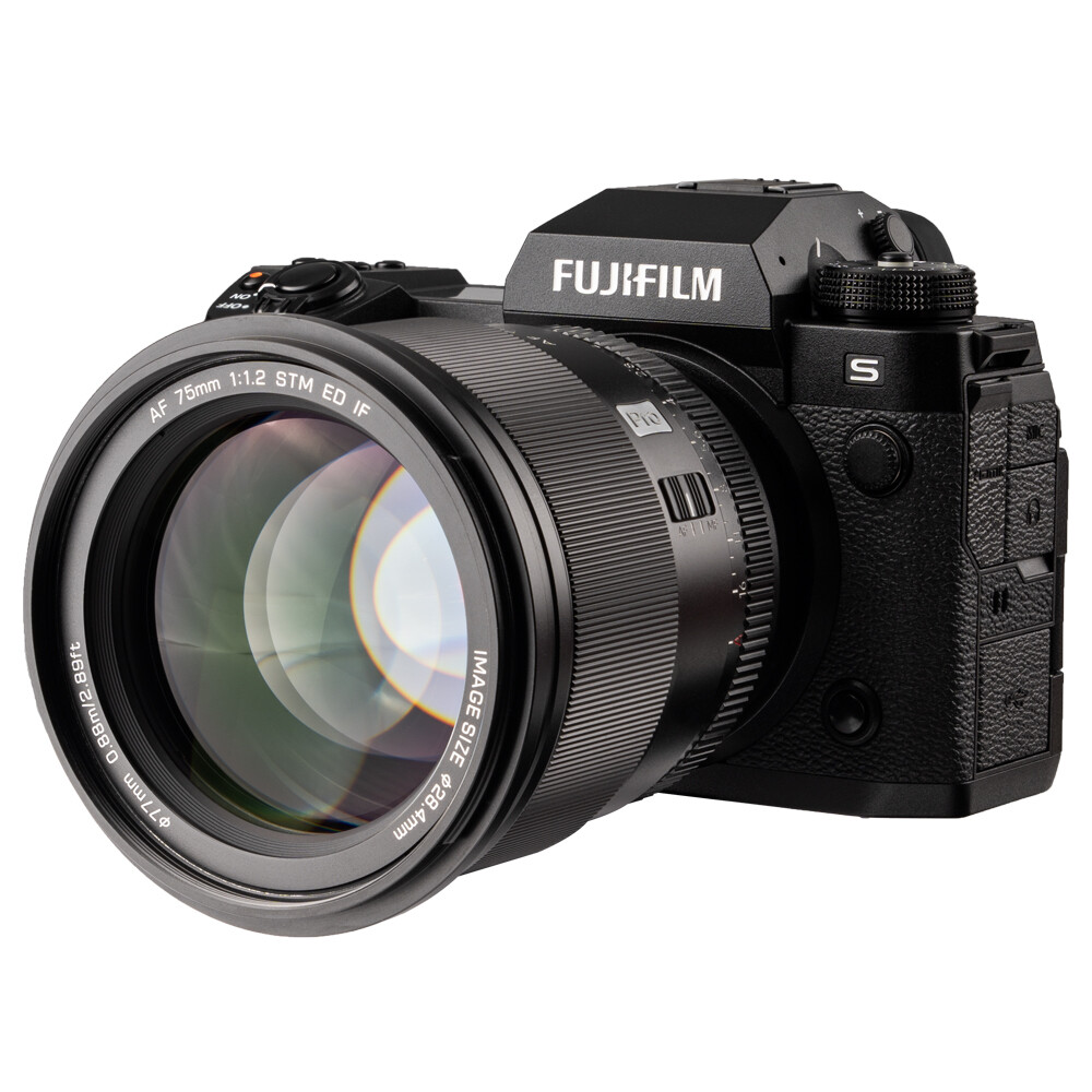Viltrox 75mm F1.2 AF Ultra-Large Aperture Lens for Fuji FX Viltrox 75mm F1.2 AF Ultra-Large Aperture Lens for Fuji FX