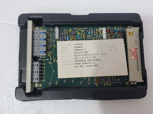 SIEMENS SIMADYN 6DC1017-8BC SIMADYN C MODULE - Picture 7 of 8