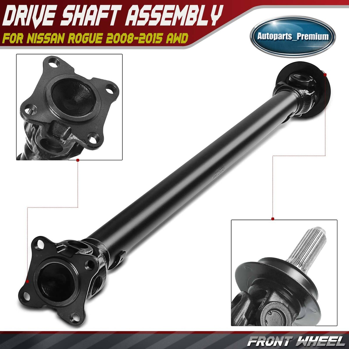 Front Driveshaft Prop Shaft Assy for Infiniti FX35 2003-2012 EX35