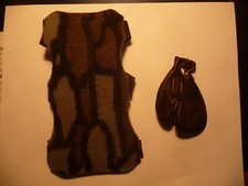 CAMO ARCHERY ARM GUARD & LEATHER FINGER GUARD - NEW