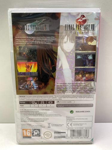FINAL FANTASY VII & FINAL FANTASY VIII REMASTERED TWIN PACK - SWITCH - PAL NUOVO - Picture 2 of 7
