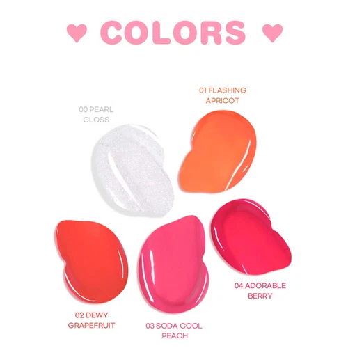 COLORGRAM Fruity Glass Tint 2.8g 10 Colors K-Beauty - Picture 5 of 18
