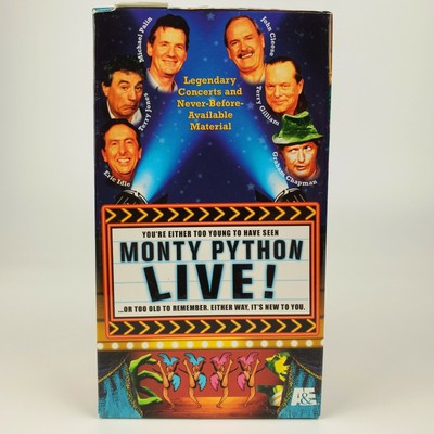 Monty Python Live Volume I II III VHS 2001 A&E Home Video Comedy Used 