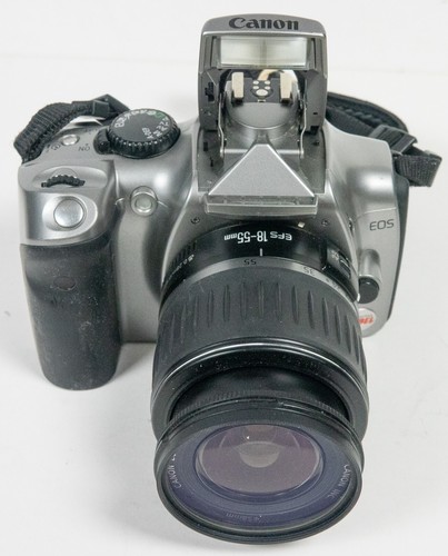 Canon Digital Rebel EOS 300D 6MP Canon 18-55mm Lens + Accessories CLEAN + TESTED - Picture 3 of 14