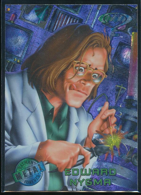 1995 Batman Forever Metal Trading Card #10 Edward Nygma