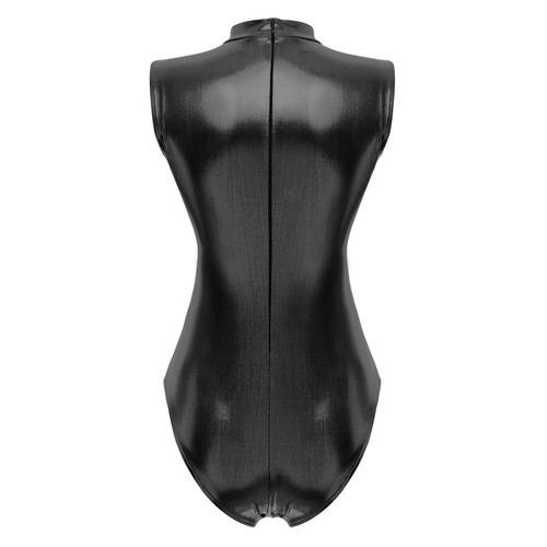 AU Women's Saucer Man Cosplay Costume Patent Leather Bodysuit Catsuit Halloween - Photo 54 sur 77
