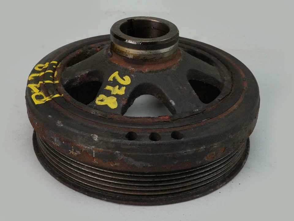 2003 - 2006 Mercedes Benz E Class W211 E500 Crankshaft Pulley Engine Front Oem - Imagem 3 de 4