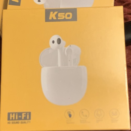 K50 Bluetooth Earbuds Wireless Earpiece Mini Bluetooth 5.0 Handsfree - Picture 2 of 3
