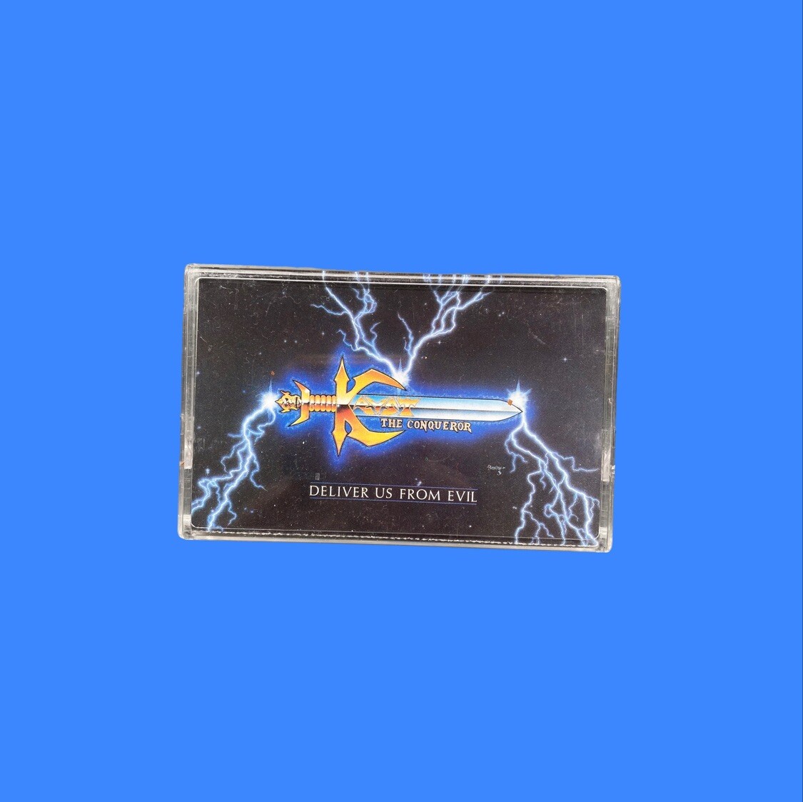 KRYST THE CONQUEROR Punk Metal Cassette EX-Misfits Jerry