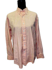 Chaps Ralph Lauren Men's Pink Size 34/35 Button Down Long Sleeve Classic Fit