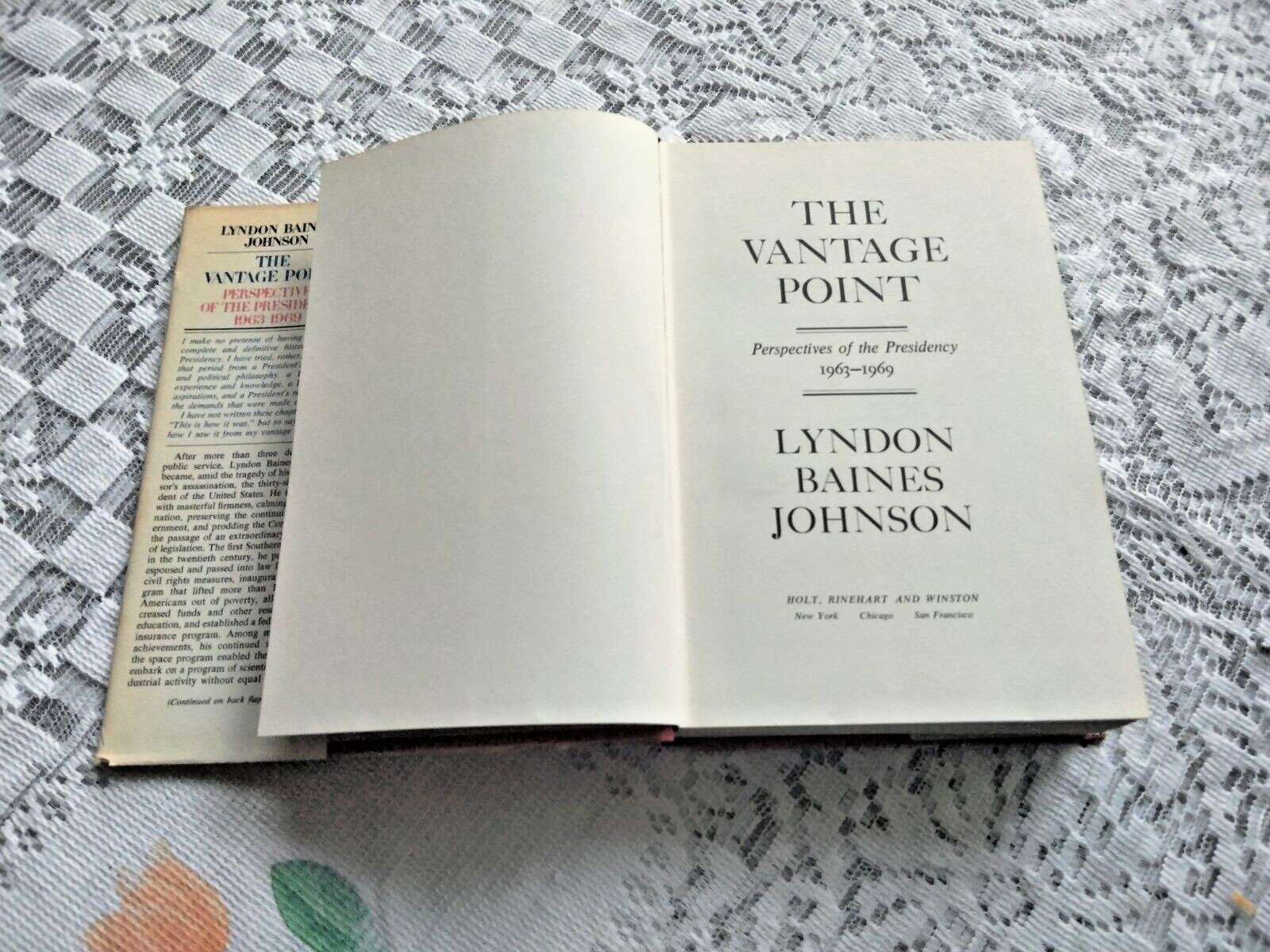 lyndon barnes johnson. the vantage point. perspectives of the presidency 1963-19
