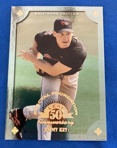 Jimmy Key 1998 Donruss Fractal Foundation Baltimore Orioles #41 3244/3999