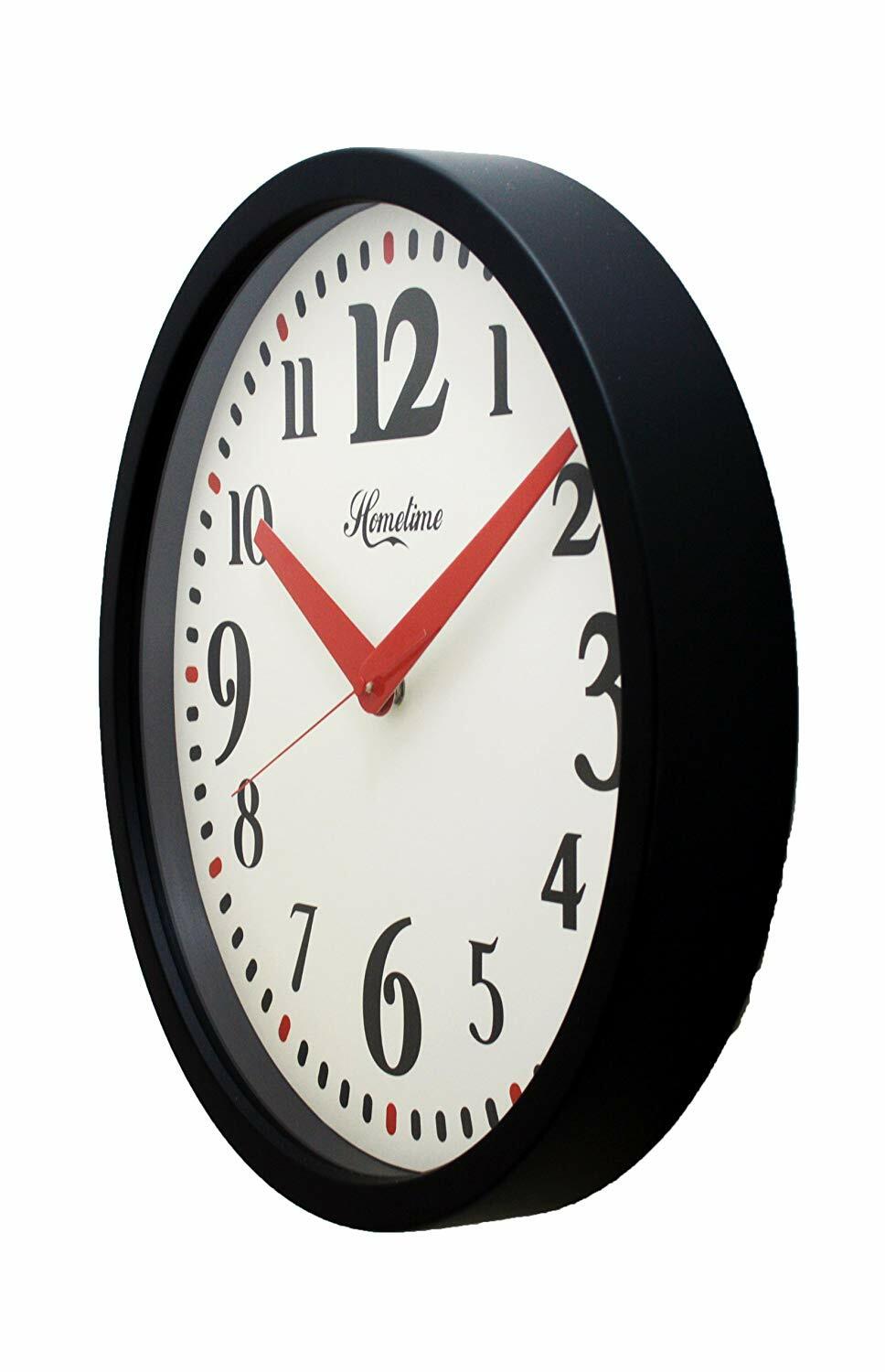 Wall Clock Retro Funky Home Room Time Houseware Hometime 5017224458703