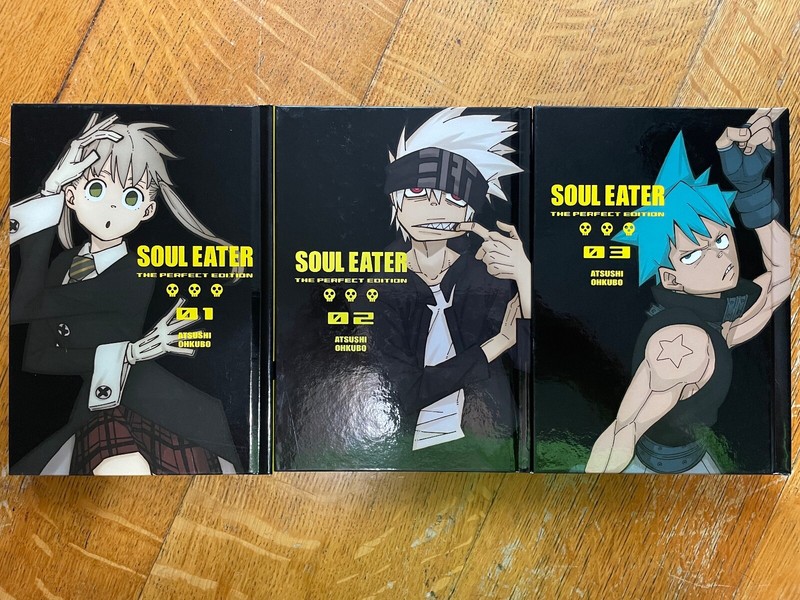 Manga SOUL EATER The Perfect Edition Hardcover Volumes 1-3 (English)