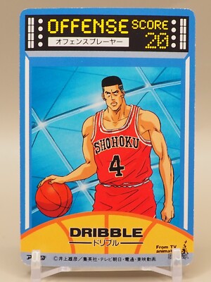Hanamichi Sakuragi syohoku Slam Dunk Card No.12 anime Japanese